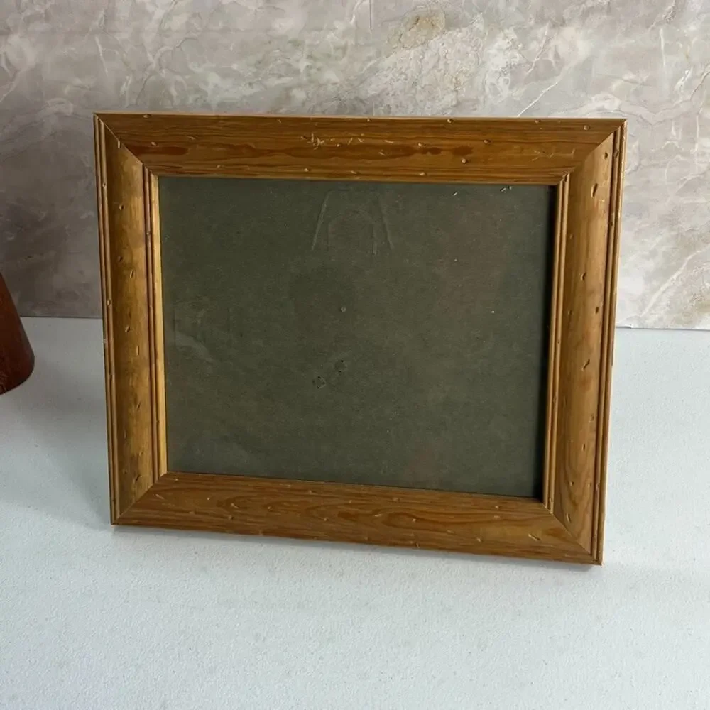 Wood Picture Frame 11 x 10 Distressed Vintage Wood Grain